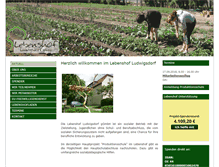 Tablet Screenshot of lebenshof.com